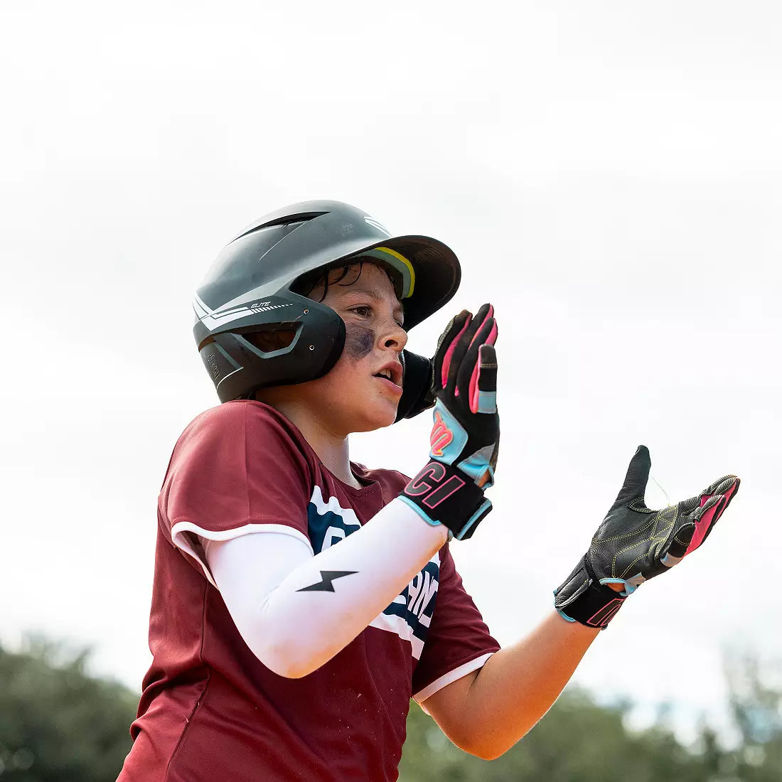 Marucci Adult Blacksmith II Full Wrap Batting Gloves