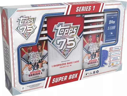 2026 TOPPS BASEBALL SERIES 1 SUPER BOX
