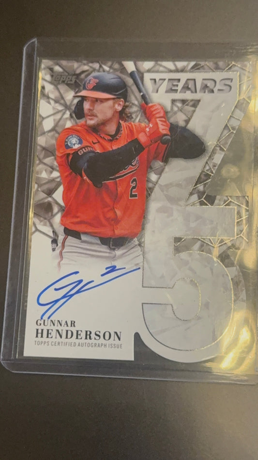 Gunnar Henderson Autograph 59/75
