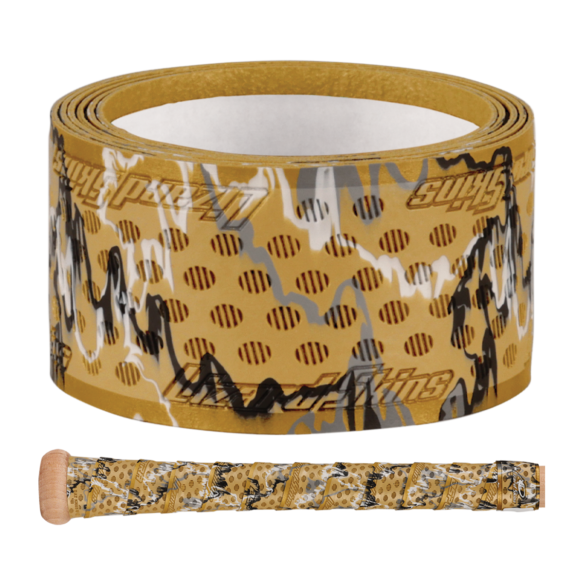 Lizard Skins Camo DSP Ultra Bat Grip - Gold Camo