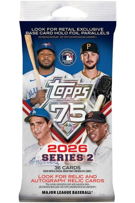 2026 Topps Series 2 Baseball Trading Card Fat Pack